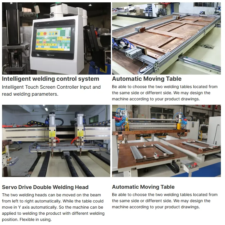 Üretimliliği en üst düzeye çıkarın Hataları en aza indiriniz Hwashi's Seven Axis Double Heads Spot Welder 1