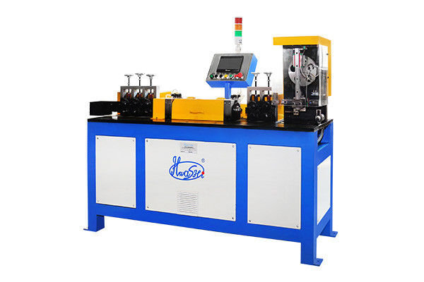 Yüksek Hızlı Kondansör Tel Düzleme ve Kesme Makinesi 1.1-1.5mm Motorlu