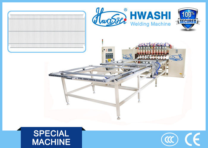 Otomatik Yüksek Hassasiyetli Çelik Mesh Multi Head Spot Welder Kablo Rafı Gantry Spot kaynak makinesi