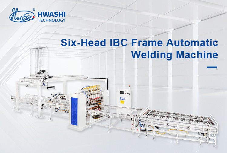 IBC Tote Kafes Çerçeve Üretim hattı için Otomatik IBC Şebeke kaynak makinesi