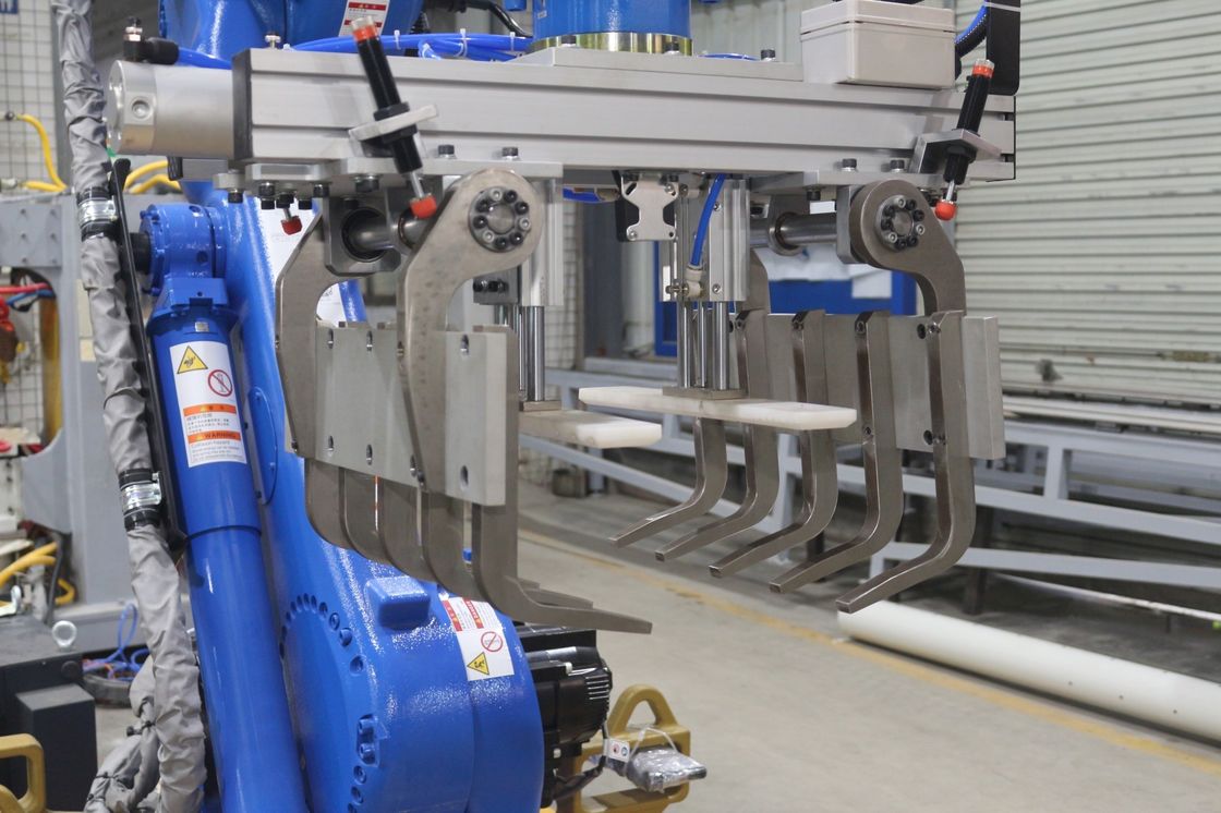 Kum torbaları için çanta tutkulu endüstriyel paletleme robotu çimento torbaları un torbaları paletleyici