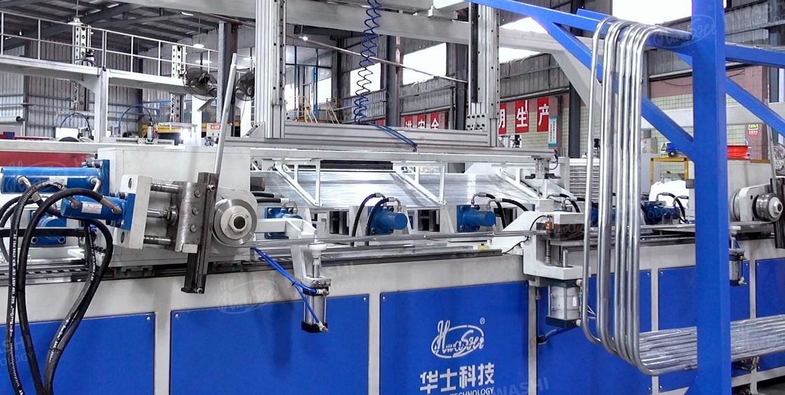 Tam otomatik boru tüp şekillendirme bükme küçültme makinesi IBC çerçeve palet tüp için