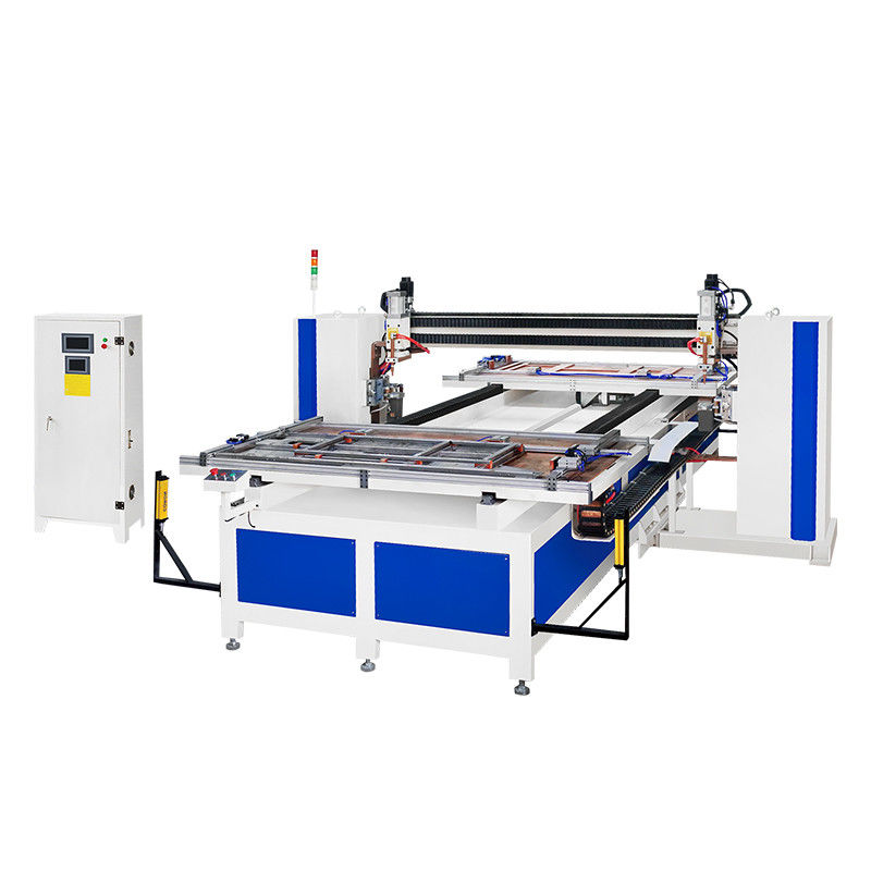 CNC Otomatik Mobil Çifte Başlı Çok Başlı Nokta Kaynak Makinesi Kapı Paneli İçin