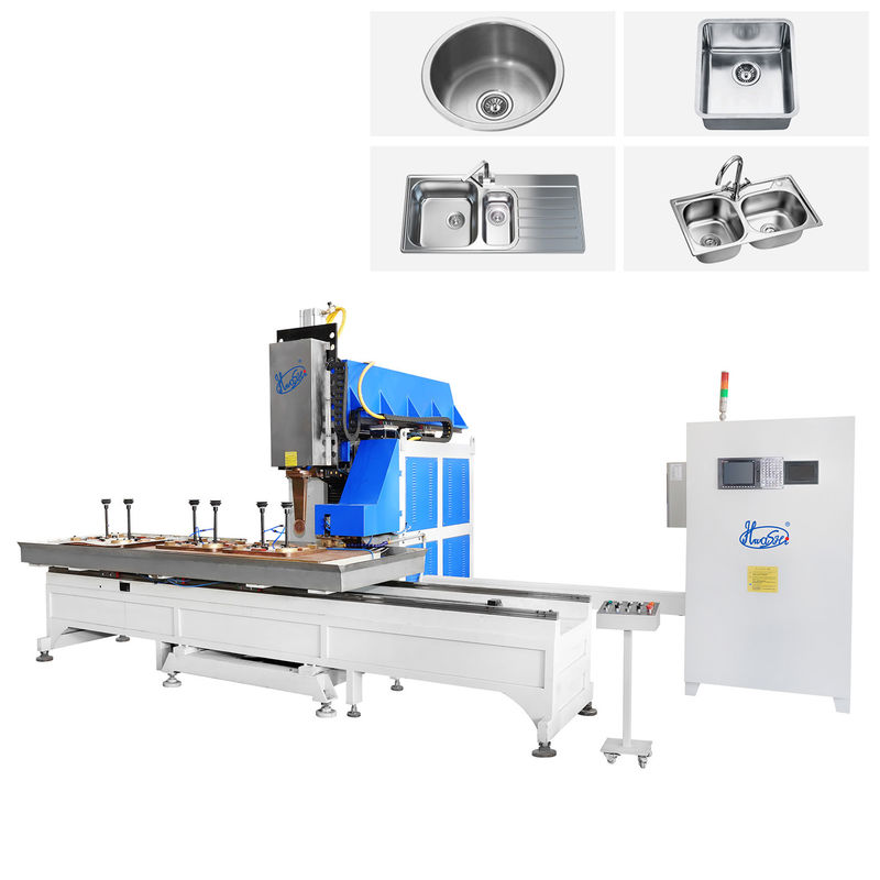 Hwashi Otomatik dikiş kaynak makinesi Mutfak Lavabo kase üreticisi CNC Paslanmaz Çelik Kullanılmış Basınçlı Kap pompası