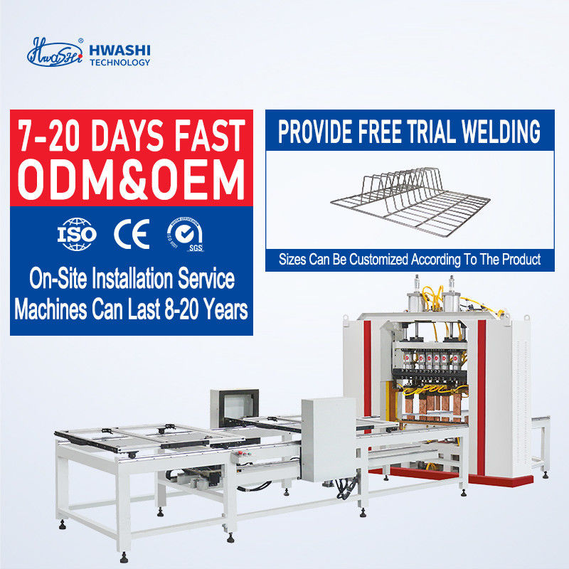 Hayvan kafesleri için Hwashi Kablo kaynak makinesi, Otomatik Hızlı Metal Mesh Nokta kaynak makinesi