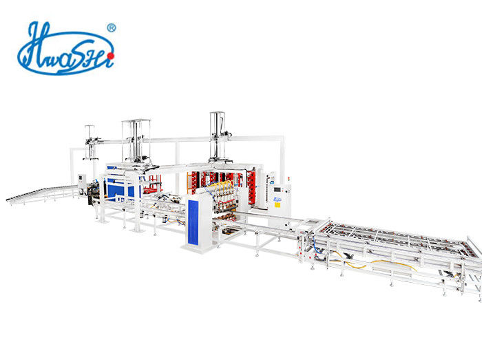 Hwashi Fabrikası IBC Şebeke, IBC Kafes Çerçeve Üretim hattı, IBC Kafes Çerçeve Kilitleme Makinesi