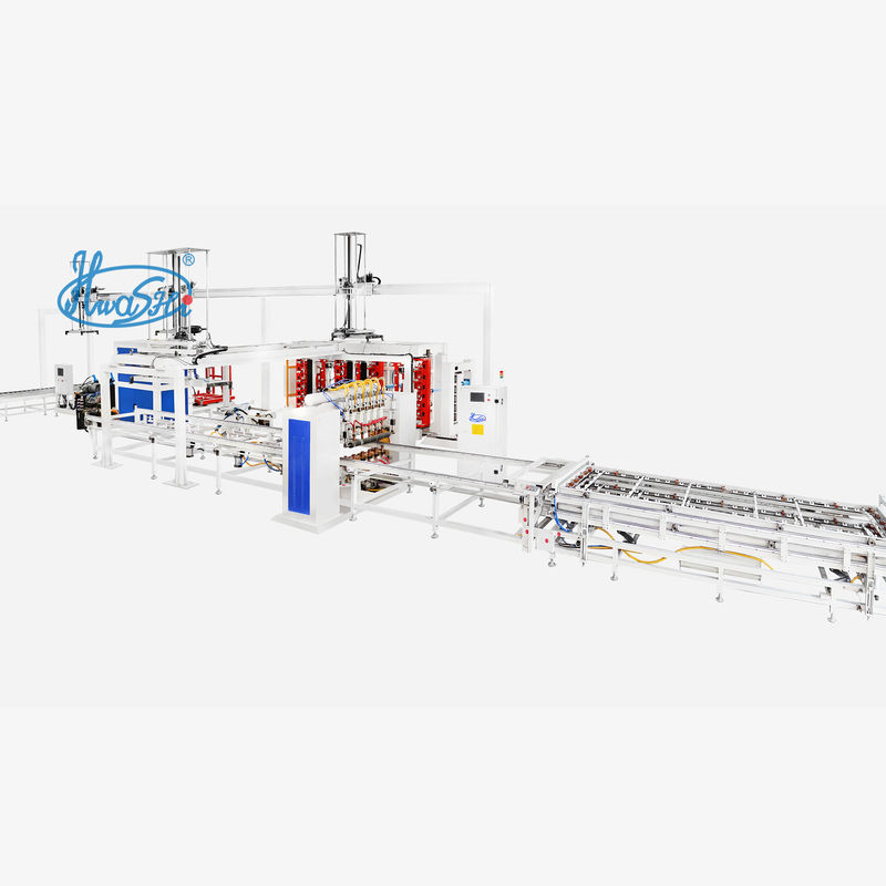 IBC şebekesi,IBC Kafes Çerçeve üretim hattı,İkili İstasyon Tubular Net Eğme Makinesi
