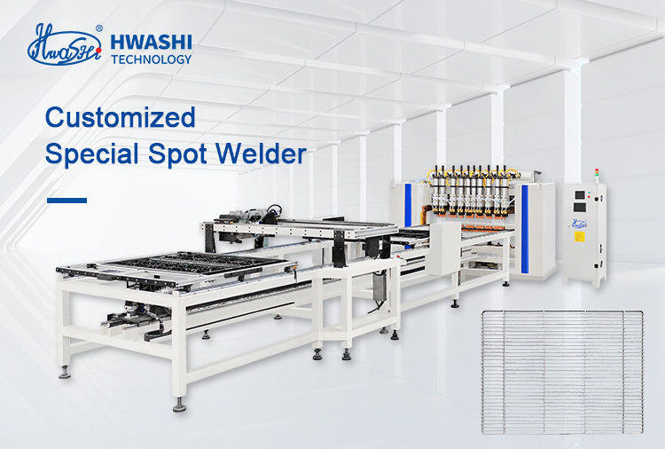 HWASHI Otomatik Tel örgüsü Panel Kafes Saldırma Makinesi Saldırılmış Tel örgüsü için