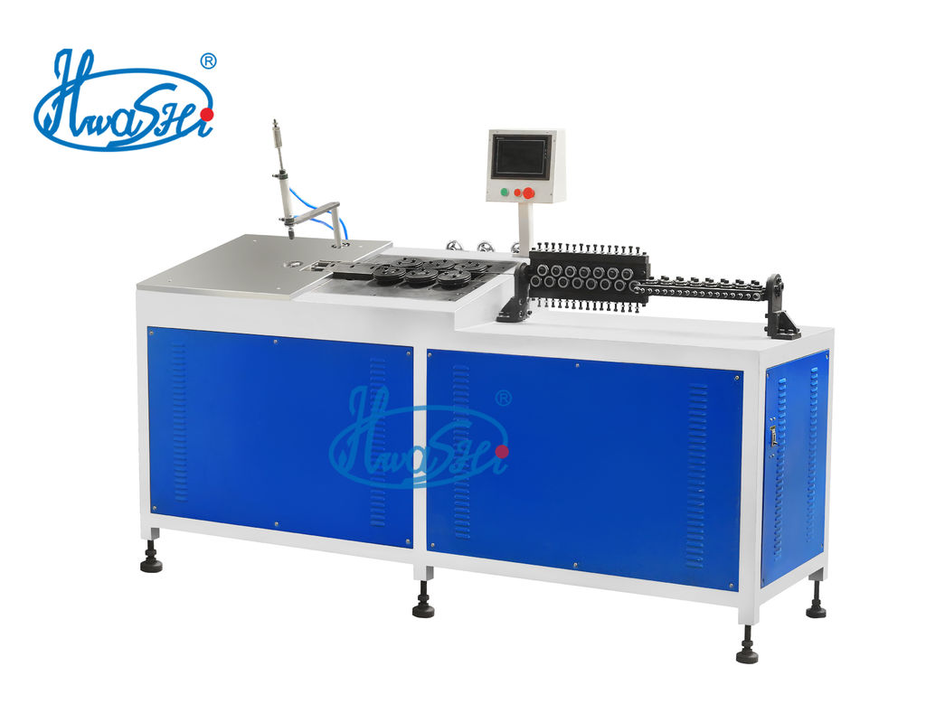 HWASHI CNC 3 Eksenli 2D Tel Eğme ve kaynak makinesi Sıcak Ürün CE Karbon Çelik otomatik metal tel