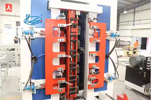 Hwashi IBC Kafes Çerçevesi Otomatik kaynak makinesi Üretim hattı Mesh İndirme Mekanik Kol Bazası Çerçeve kaynak makinesi