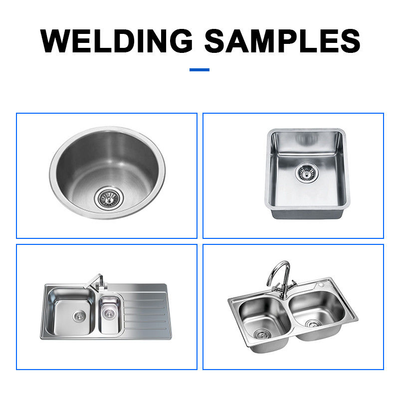 Hwashi Otomatik 304 Paslanmaz Çelik Lavabo Yuvarlak Dikiş Kaynak Makinesi CNC Lavabo Kaynak Makinesi/Yukarı Mutfak Lavabo