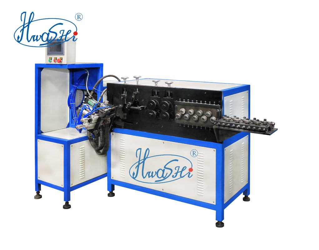 HWASHI Wire Diameter 2-8mm Automatic ring making butt welding machine Circle Ring Bar Pneumatic Resistance Butt Welding Machine