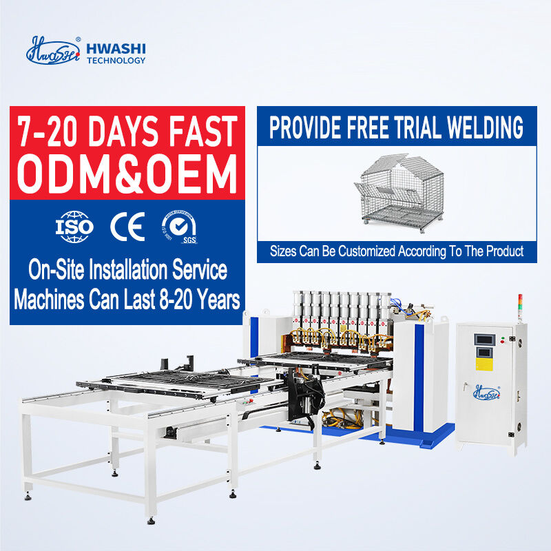 1 Yıl Garantili Otomatik Tel Örgü Kaynak Makinesi, 200mm/S Maksimum Tel Hızına ve 2D Tel Kulp Bükme Özelliğine Sahip