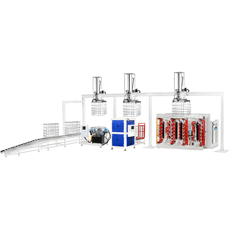 Saatlik 80 Kafes Üretimi, Hassas Mühendislik ve CE/CCC Sertifikası ile Tam Otomatik IBC Kafes Üretim Makinesi