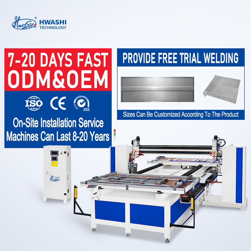 Hwashi Otomatik Kaynaklı Tel Örgü Nokta Kaynak Makinesi, 6-16 Bağımsız Kontrol Edilebilir Kaynak Kafası, PLC Tabanlı Kontrol Sistemi ve IGBT İnvertör Güç Kaynağı ile