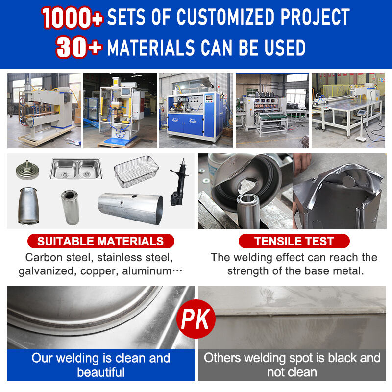 Yüksek frekanslı dirençli kaynak ve mutfak malzemeleri üretimi için CE sertifikalı Hwashi 160kVA Lavabo kaynak makinesi