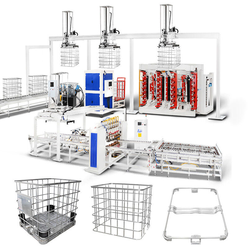 PLC kaynak kontrol sistemi IBC Tote Cage kaynak makinesi Elektrik Gücü Kaynağı Optimizli kaynak performansı