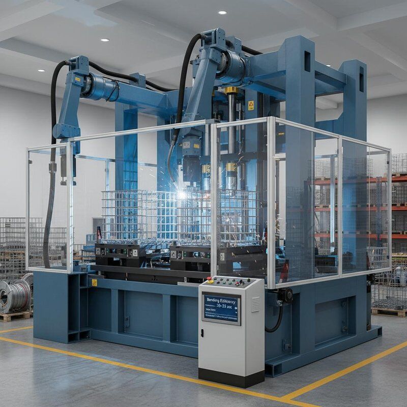 Bükme verimliliği 20-25sec IBC Tote Cage kaynak makinesi Voltajı 380V Ürün gereksinimlerinize göre optimize edildi