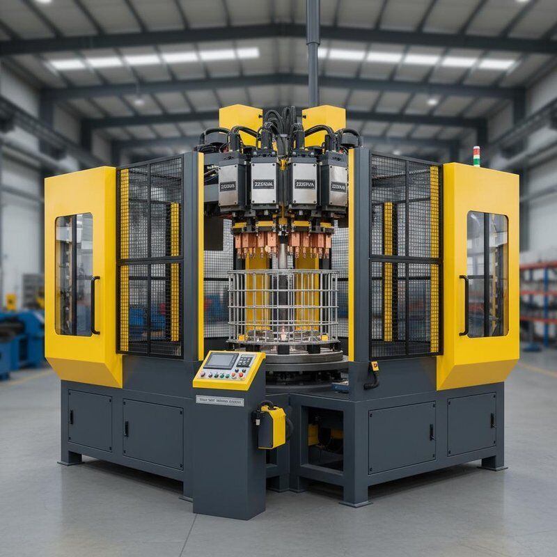 Ağır Hizmet Kaynak Görevleri İçin Tasarlanmış Koruyucu Muhafazalı ve 225KVA X 4 Kaynak Güçlü IBC Tote Kafes Kaynak Makinesi