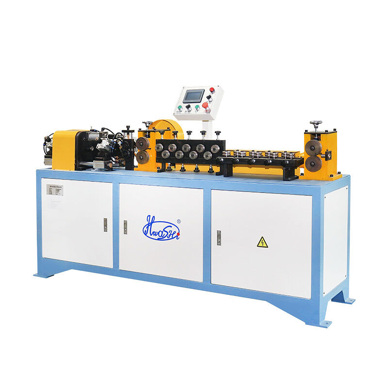 Yüksek hızlı 80m/min Bundy Tube Düzleştirme ve Kesme Makinesi ±0.5mm hassasiyet ve Otomatik Dokunmatik Ekran Kontrolü